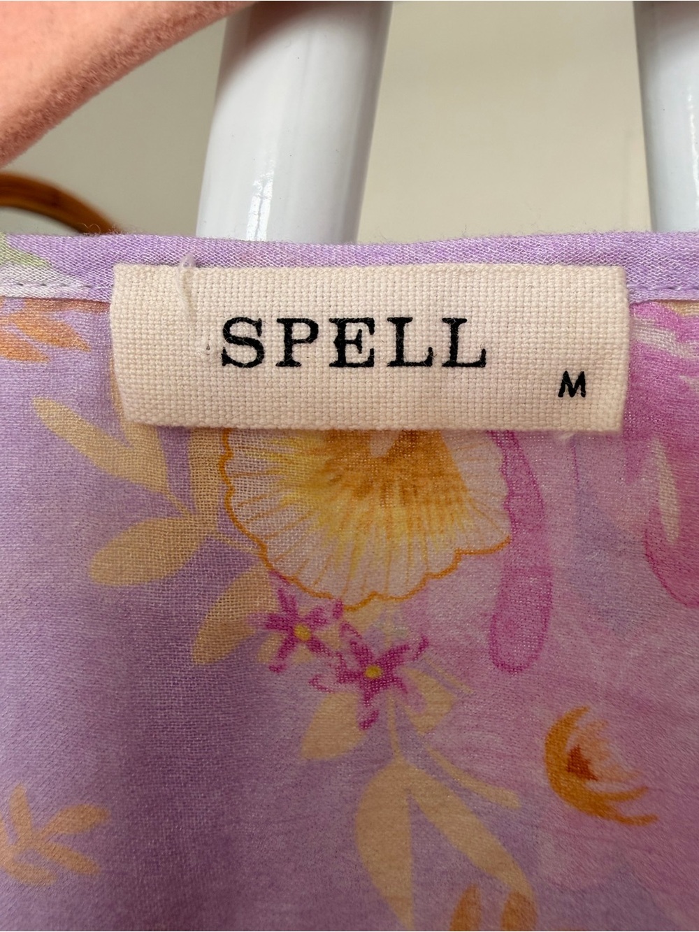Spell Lavender Floral Ruffle Blouse - Picture 2 of 10